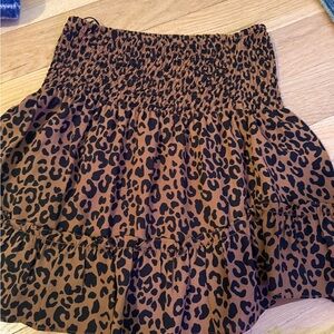 Girl’s Leopard Print Skirt